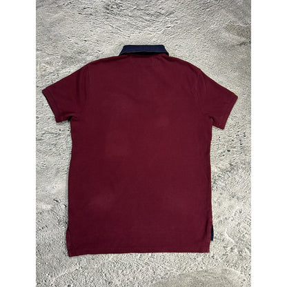 Chief Keef Polo Ralph Lauren burgundy red navy polo T-shirt