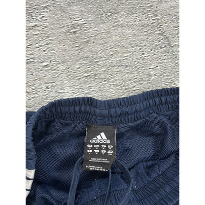 Adidas vintage navy nylon track pants baggy small logo 2000s