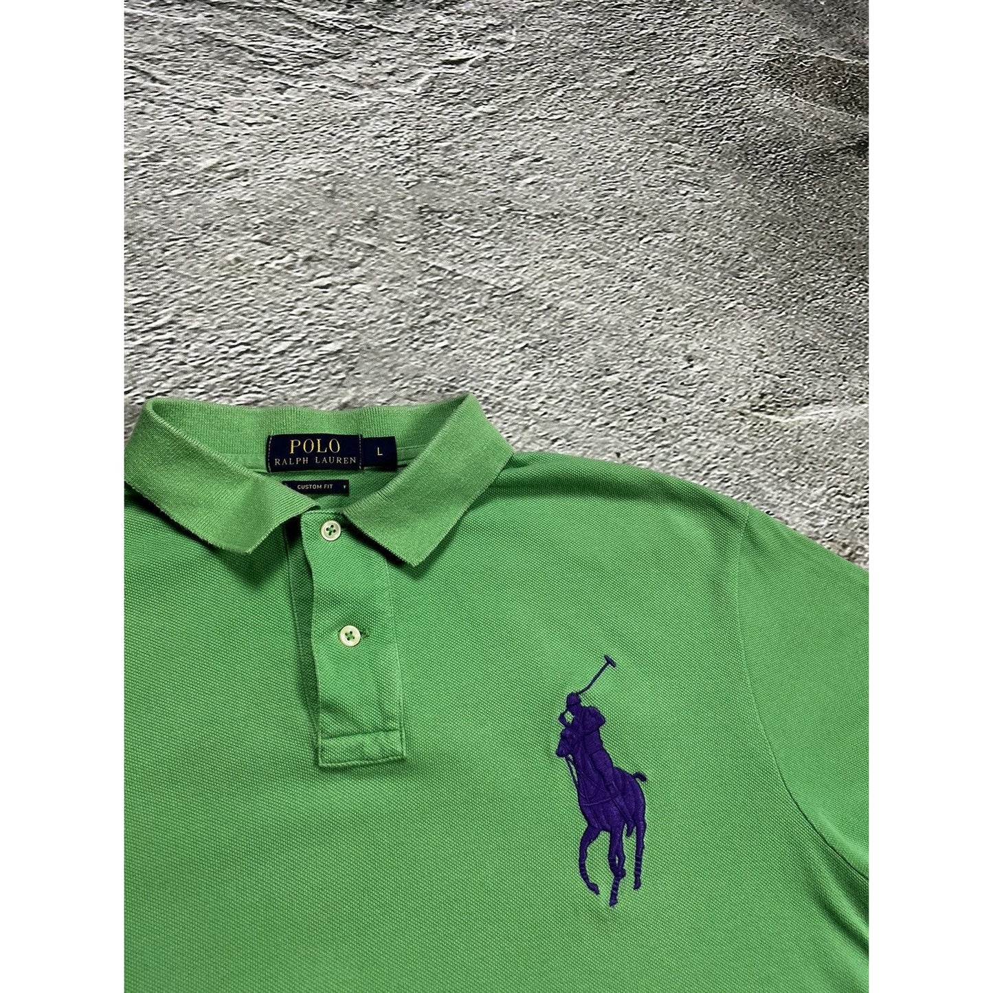 Chief Keef Polo Ralph Lauren T-shirt big pony green purple