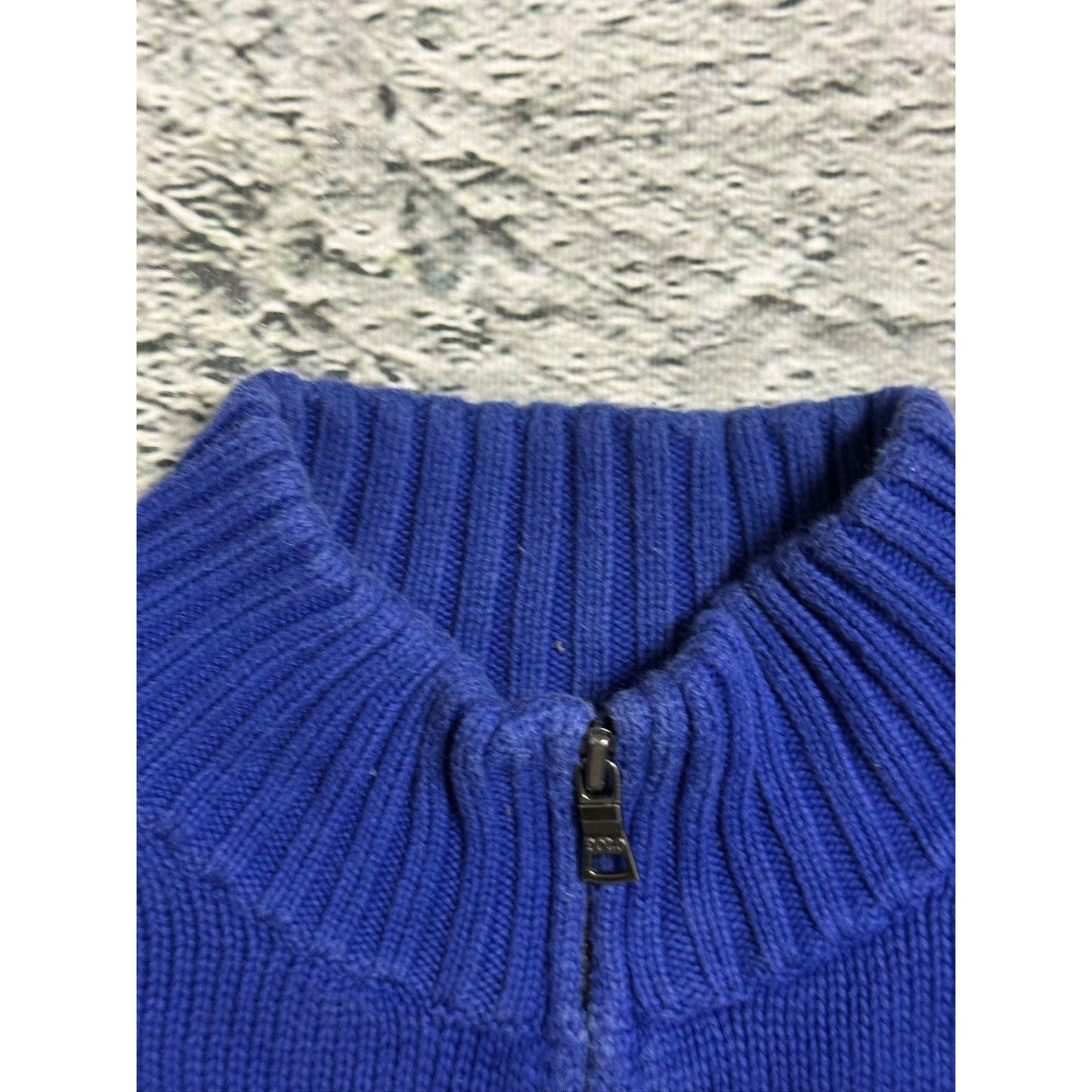 Chief Keef Polo Ralph Lauren zip sweater blue black Big Pony