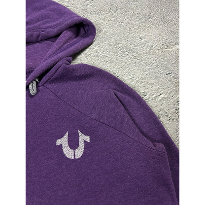 True Religion vintage zip hoodie purple Rhinestones Y2K