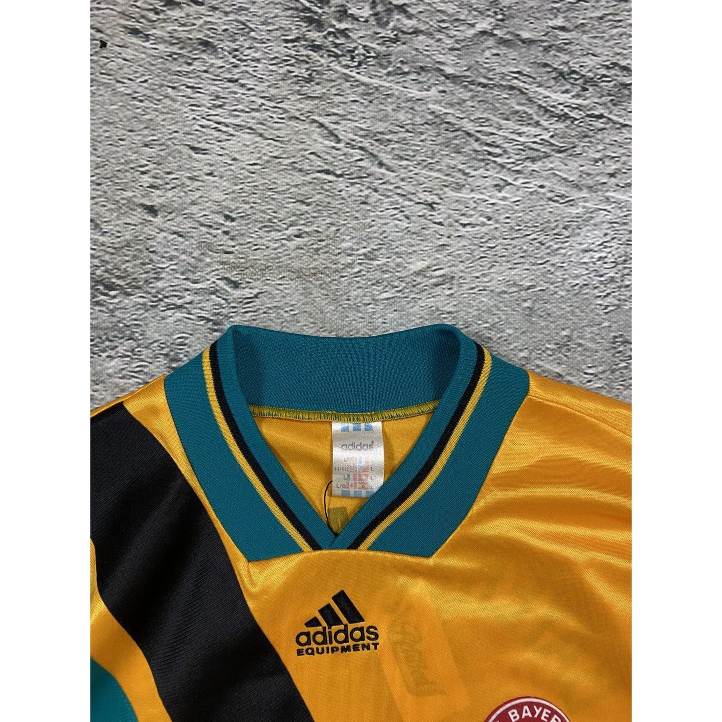 Adidas Bayern Munchen Jersey yellow Opel 1993/96 vintage