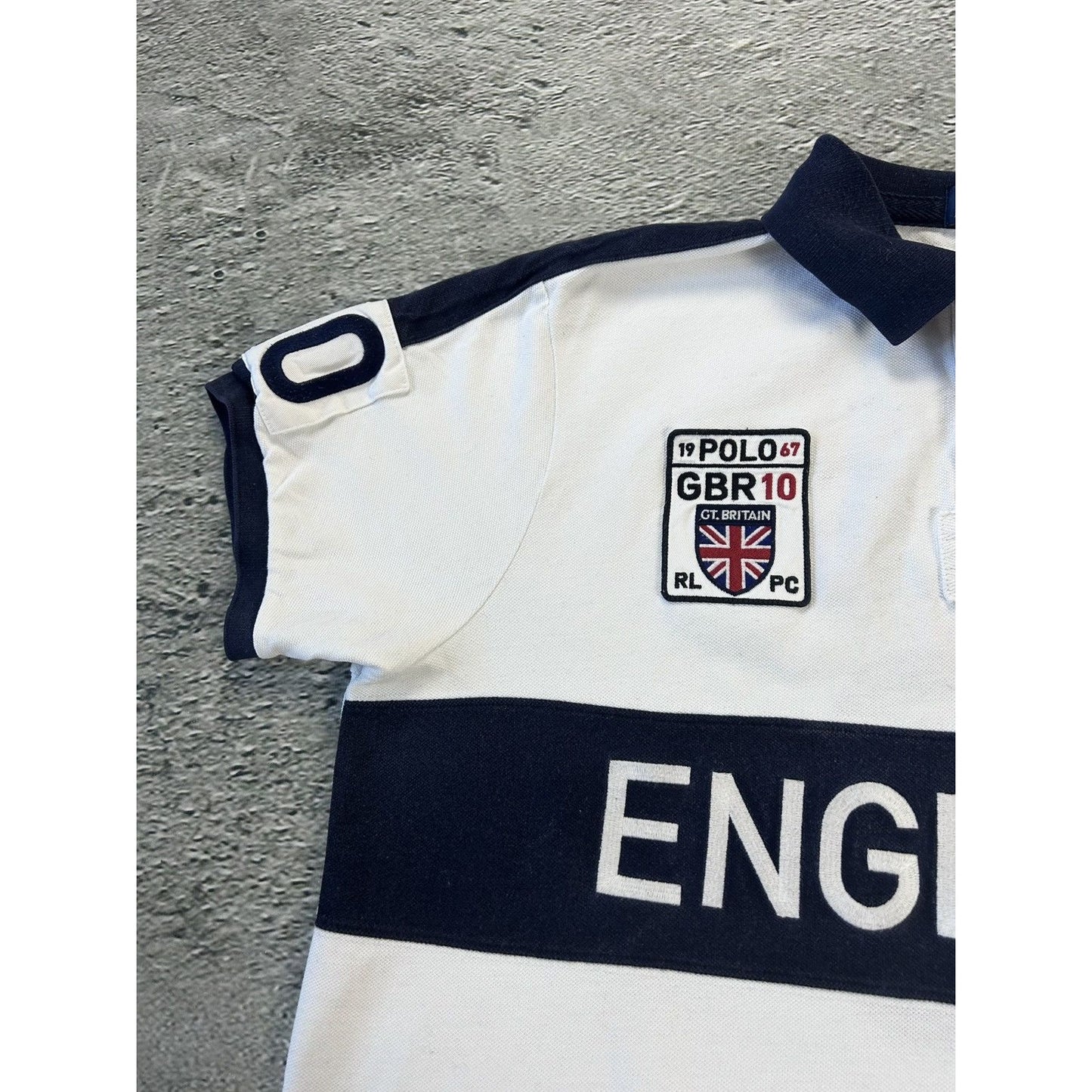 Chief Keef Polo Ralph Lauren England vintage white big pony