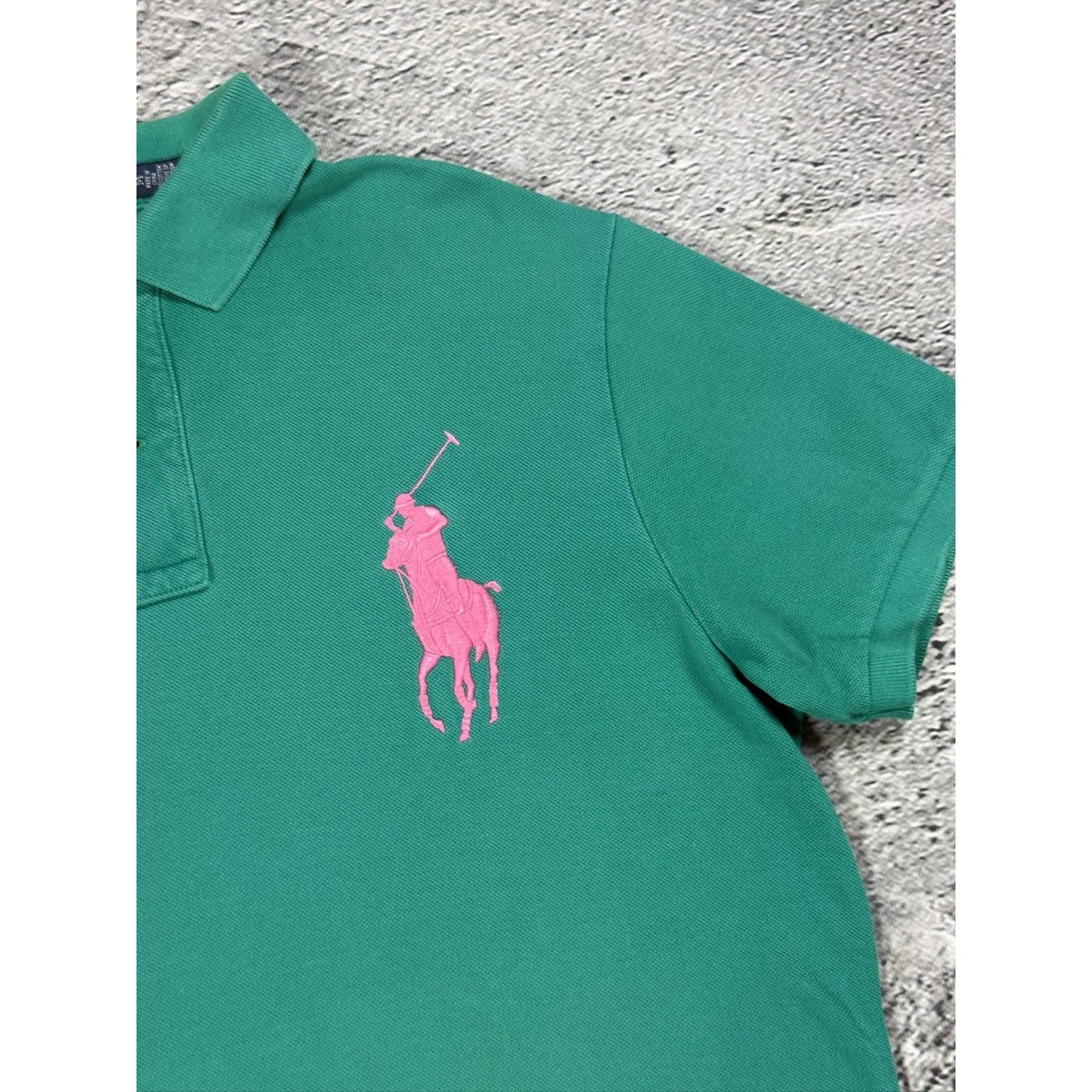 Chief Keef Polo Ralph Lauren vintage green polo T-shirt big pony