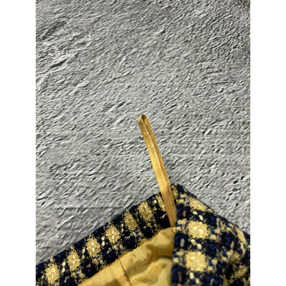 Escada vintage suit wool set blazer + skirt yellow