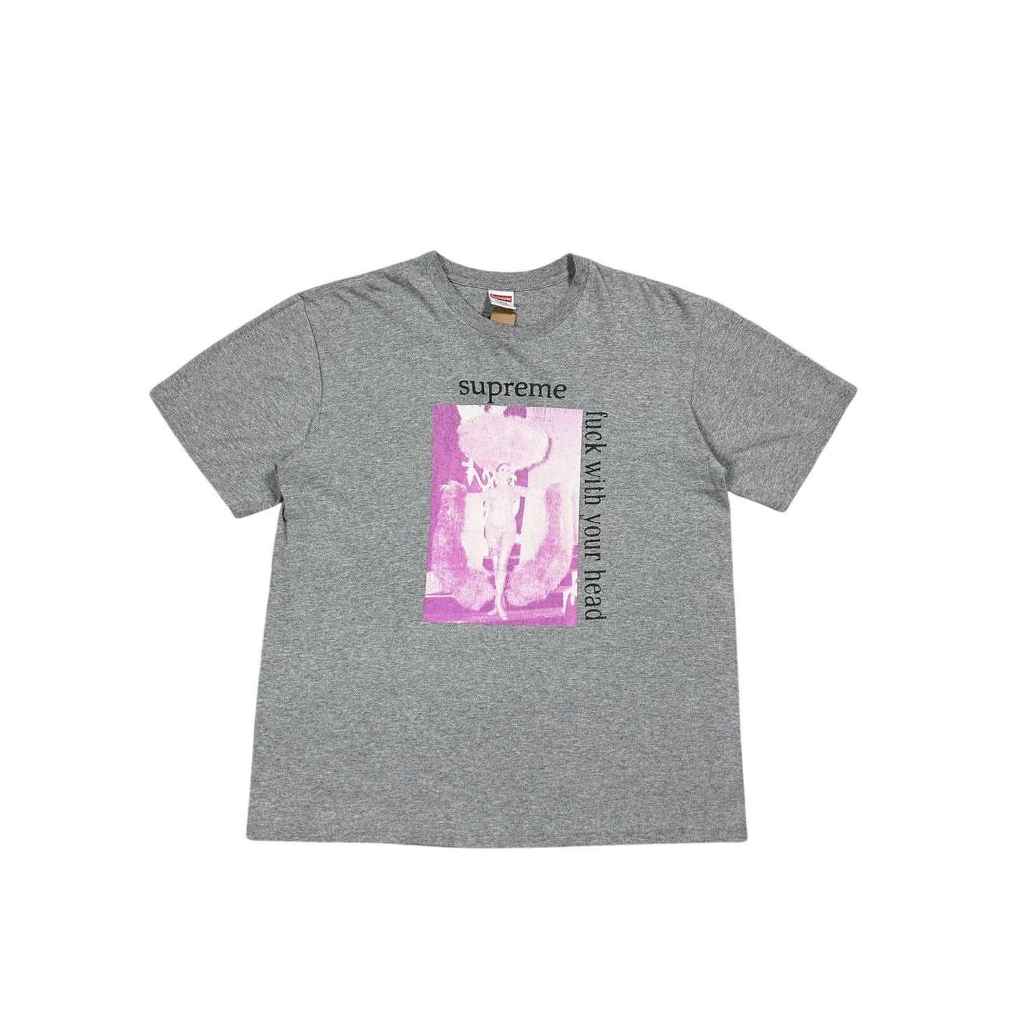Supreme “Fuck With Your Head” T-shirt Grey Tee Young Czuux