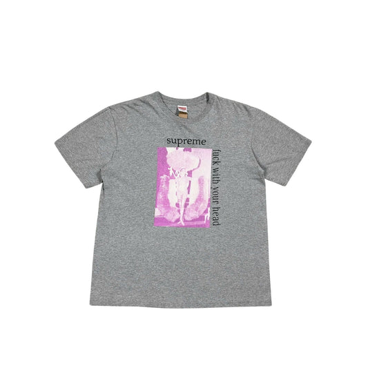 Supreme “Fuck With Your Head” T-shirt Grey Tee Young Czuux