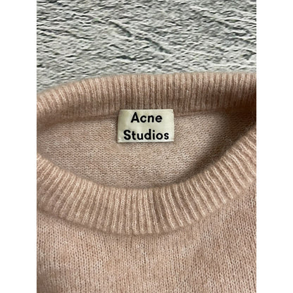 Acne Studios mohair sweater dramatic moh pink
