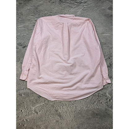 Polo Ralph Lauren pink shirt button up longsleeve striped