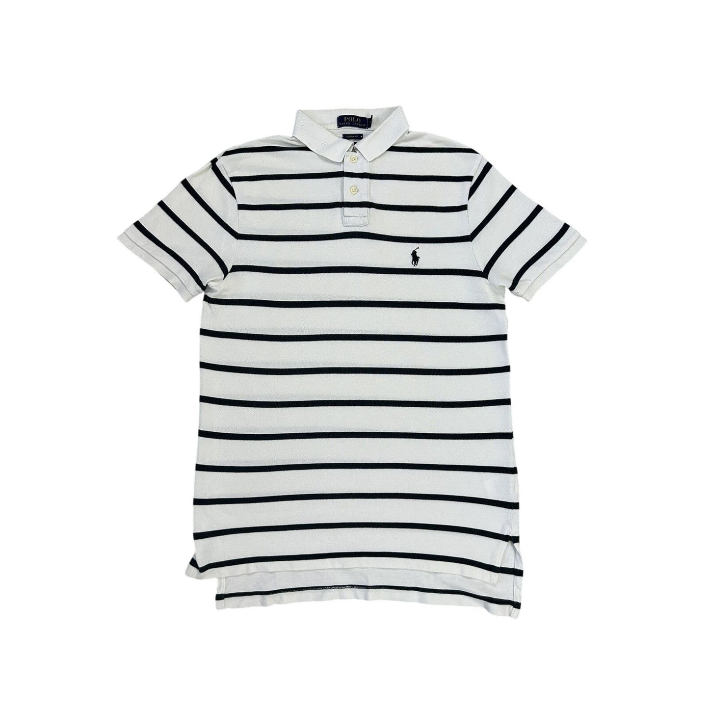 Polo Ralph Lauren t-shirt white black striped small pony