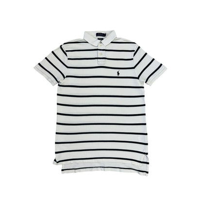 Polo Ralph Lauren t-shirt white black striped small pony