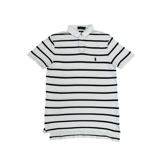 Polo Ralph Lauren t-shirt white black striped small pony