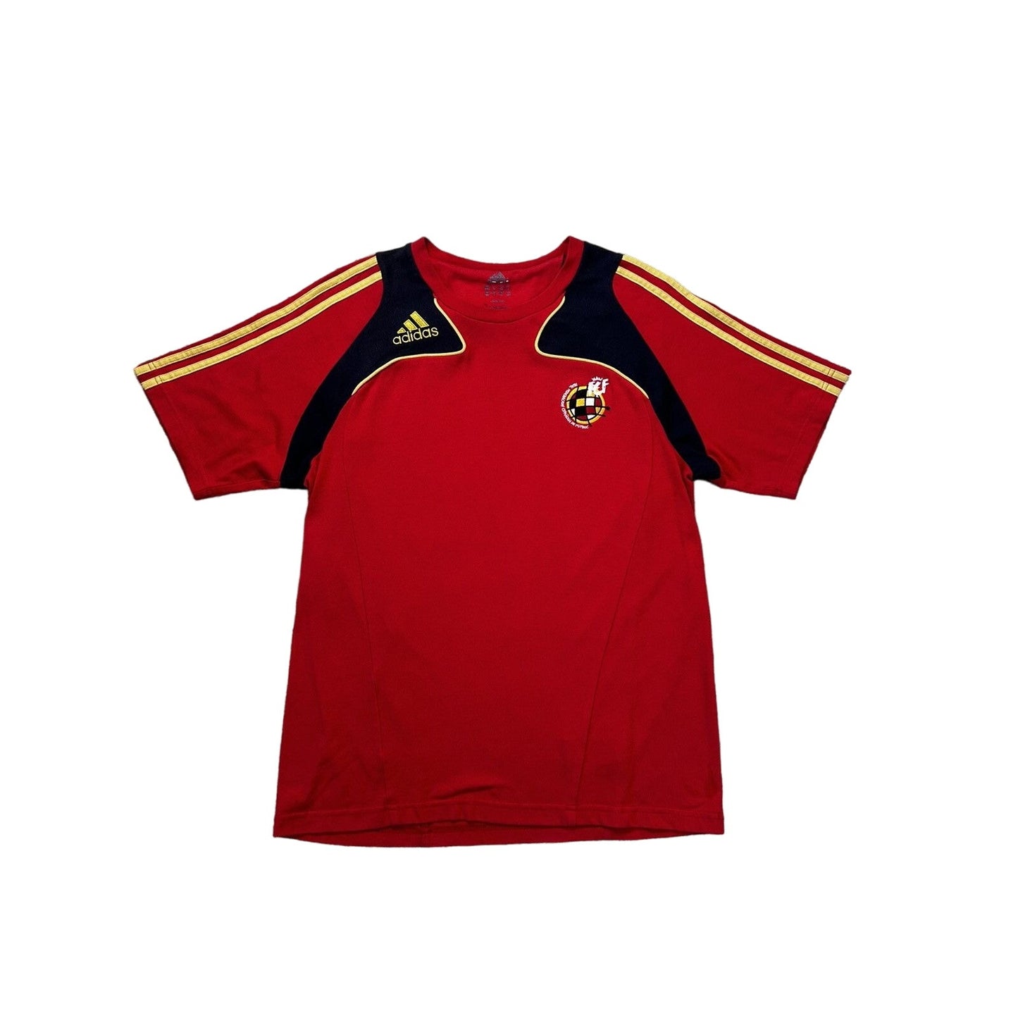 Spain vintage Adidas t-shirt Jersey red football 2008