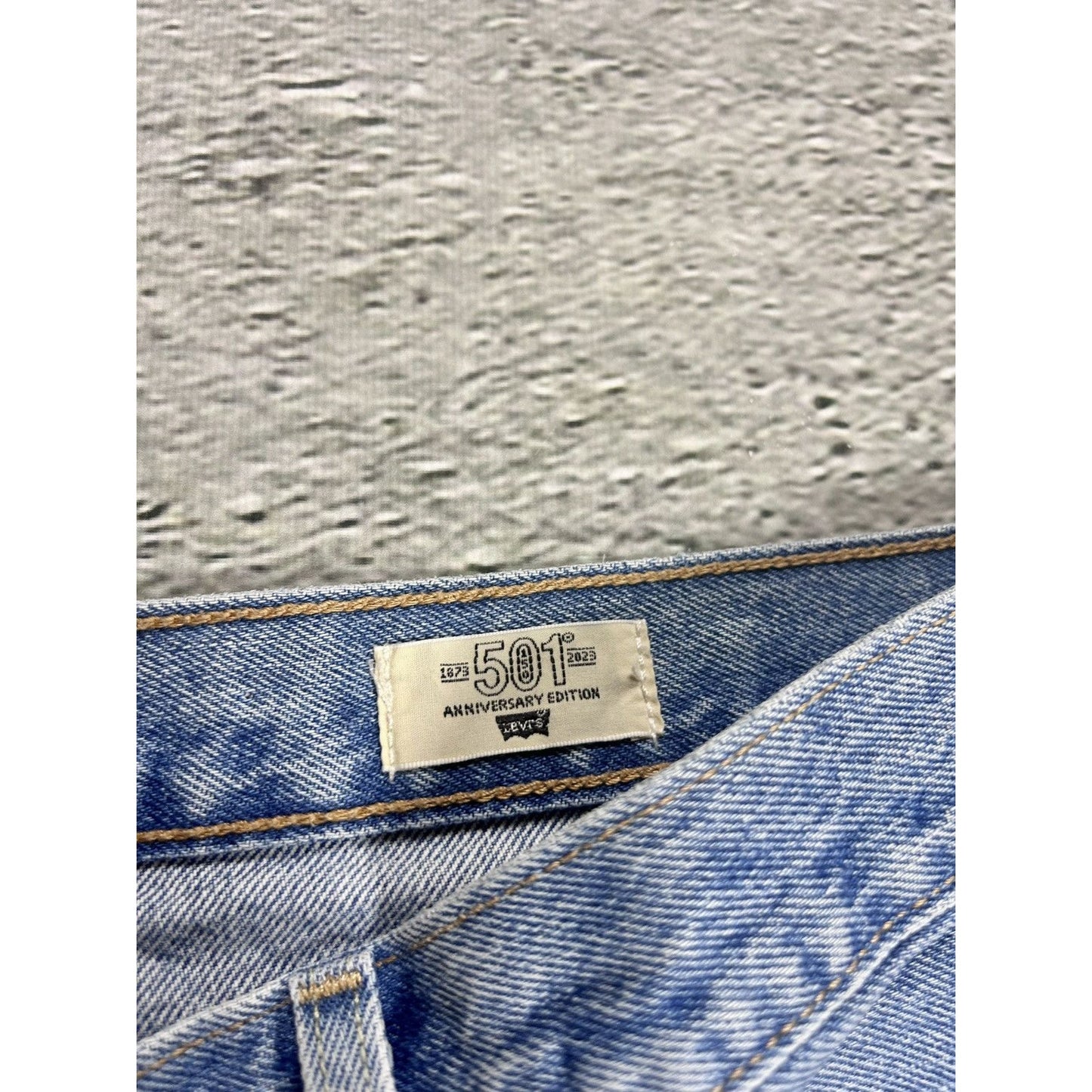 Levi’s 501 jeans 150 special edition 90s patchowork blue