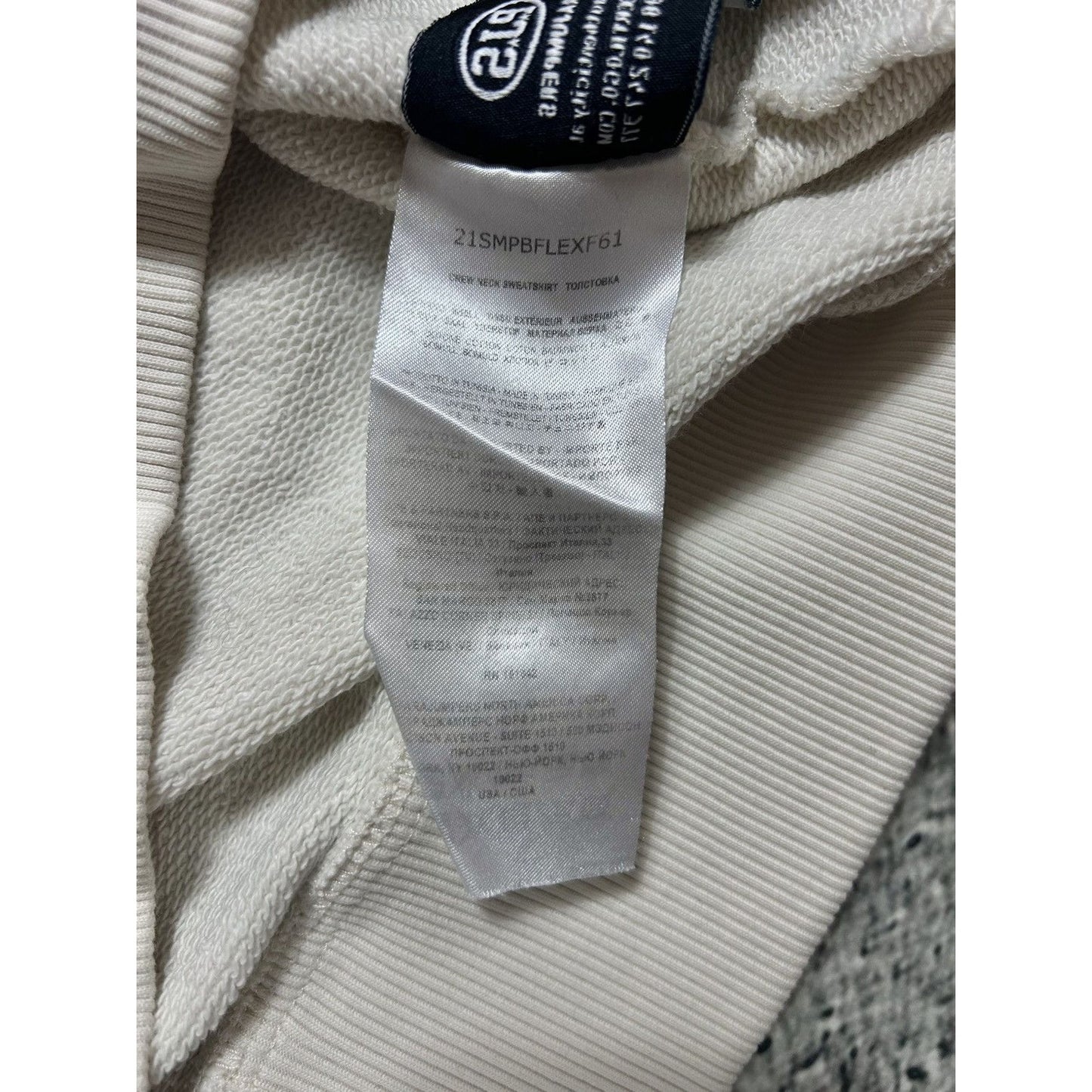 Parajumpers crewneck vintage white fleece