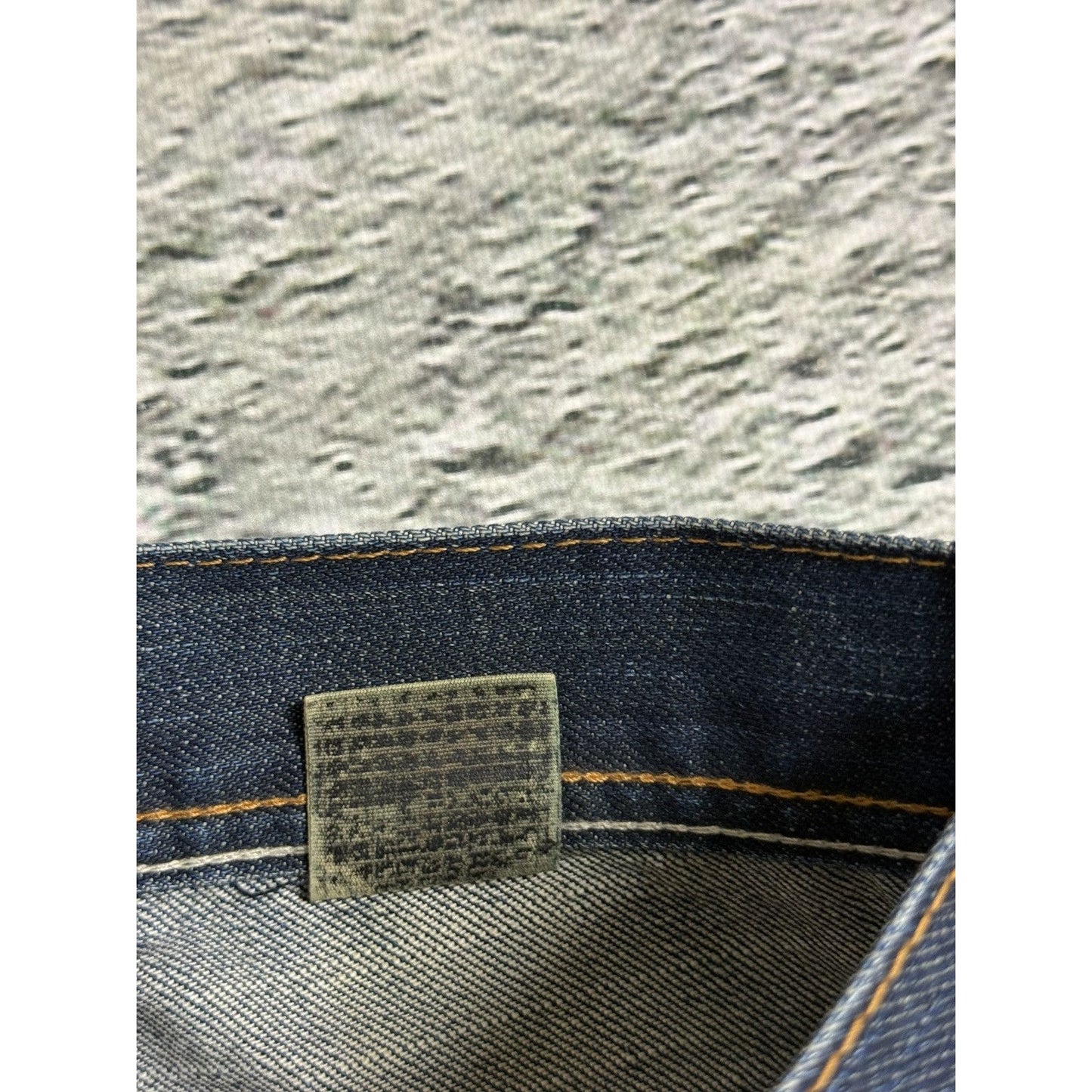 Pelle Pelle vintage navy blue jeans Y2K baggy denim big logo