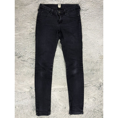 Lee skinny jeans denim pants Y2K black