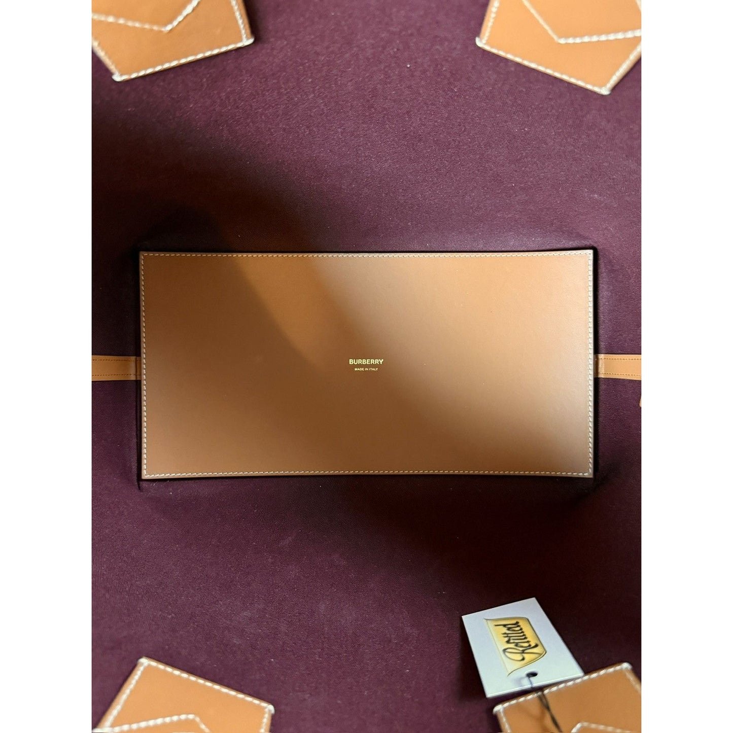 Burberry Medium London Nova Check Hand Tote Bag