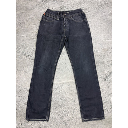 Evisu x Puma vintage black jeans black seagulls straight
