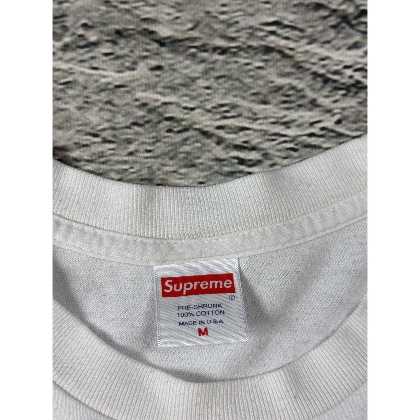 Supreme bogo longsleeve T-shirt box logo FW20 white red