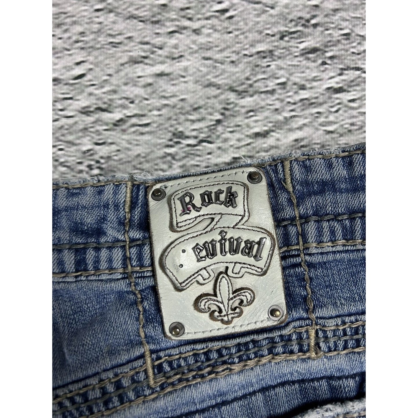 Rock Revival Rogue washed jeans Y2K flared Bootcut