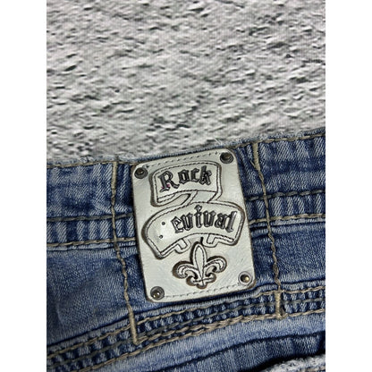 Rock Revival Rogue washed jeans Y2K flared Bootcut
