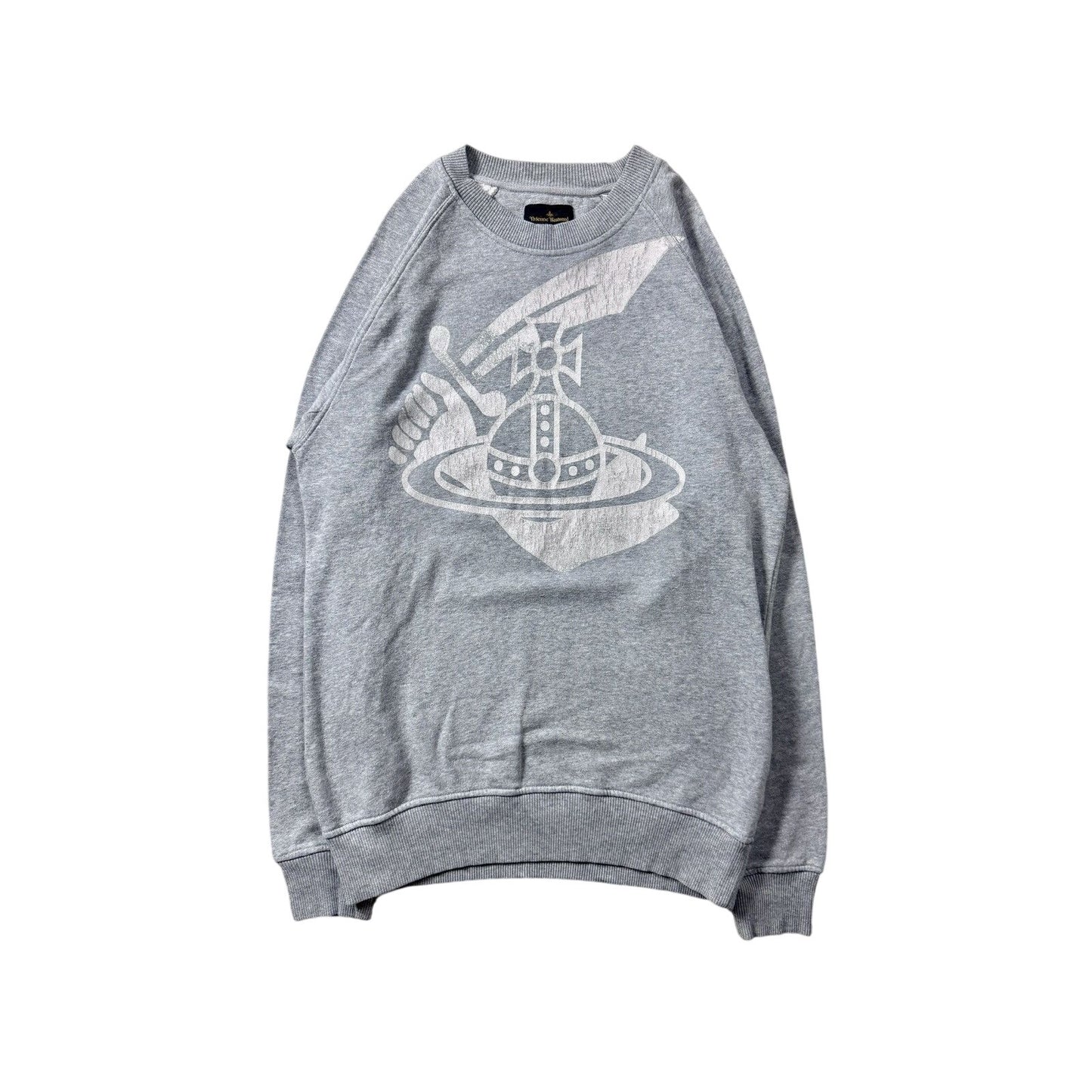 Vivienne Westwood sweatshirt grey orb big logo Anglomania