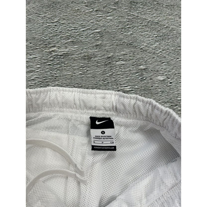 Nike vintage white nylon track pants drill Y2K parachute