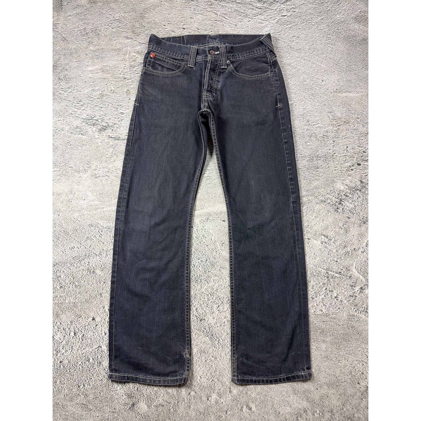 Evisu x Puma vintage black jeans seagulls Y2K