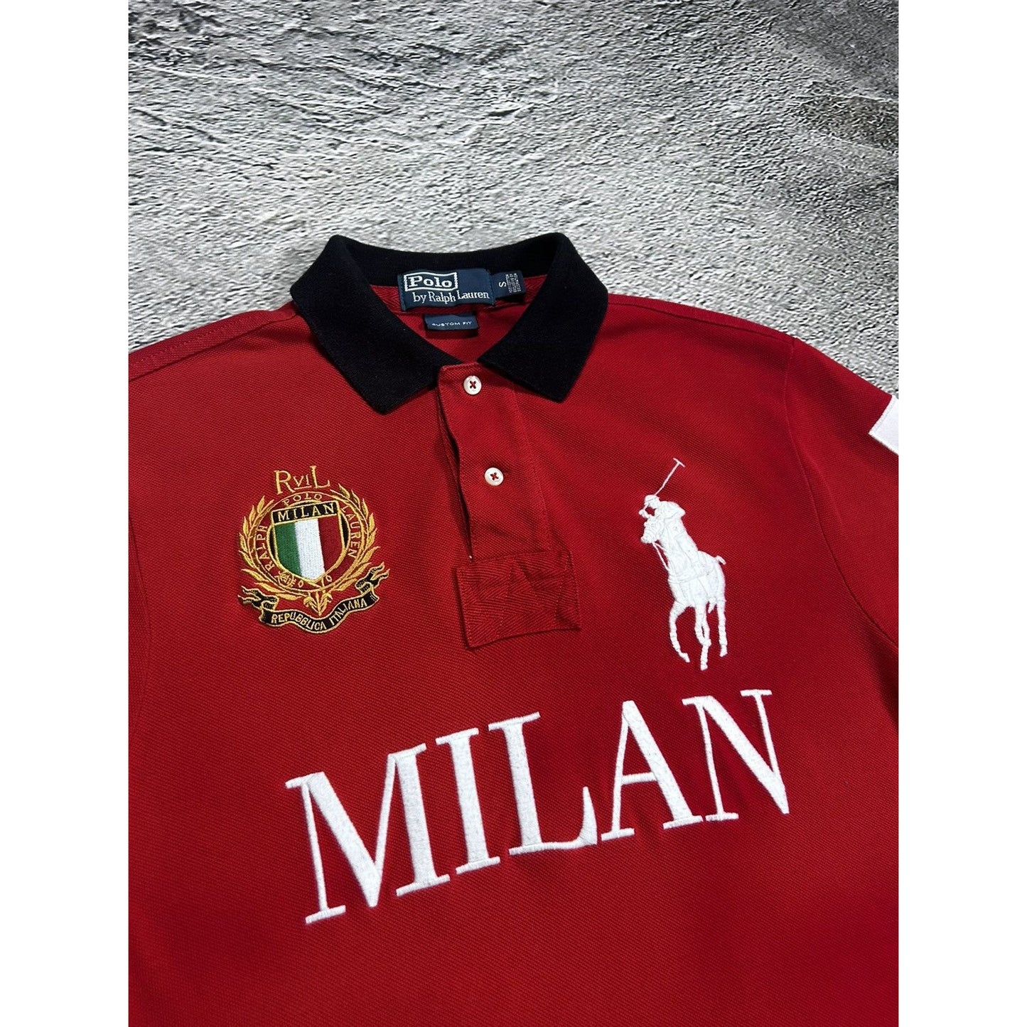 Chief Keef Polo Ralph Lauren Milan red Polo big pony