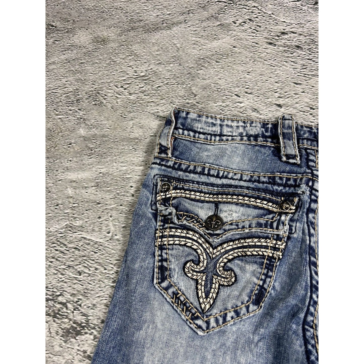 Rock Revival vintage blue jeans Y2K flared