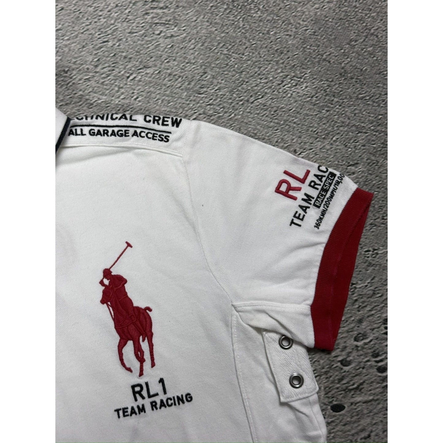 Chief Keef Polo Ralph Lauren RL1 Racing GT Britain white