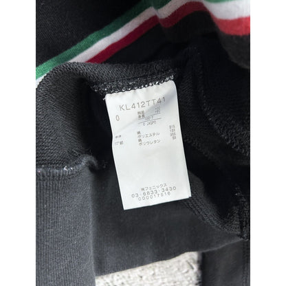 Kappa Italy vintage track suit zip sweatshirt black