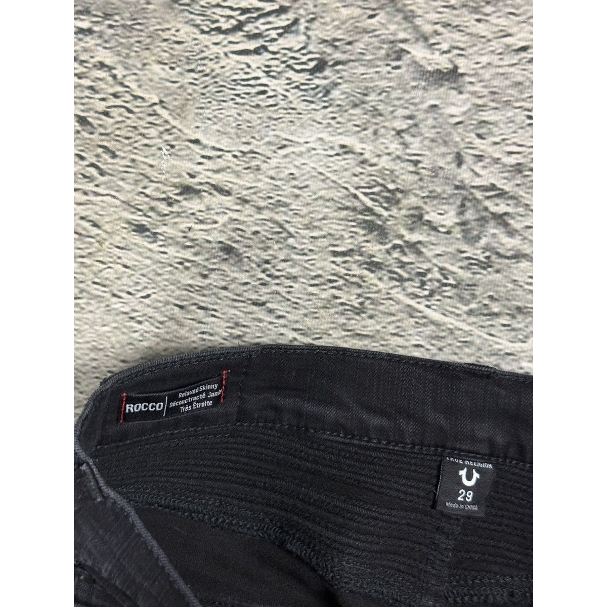 True Religion jeans biker rocco washed Y2K slim skinny
