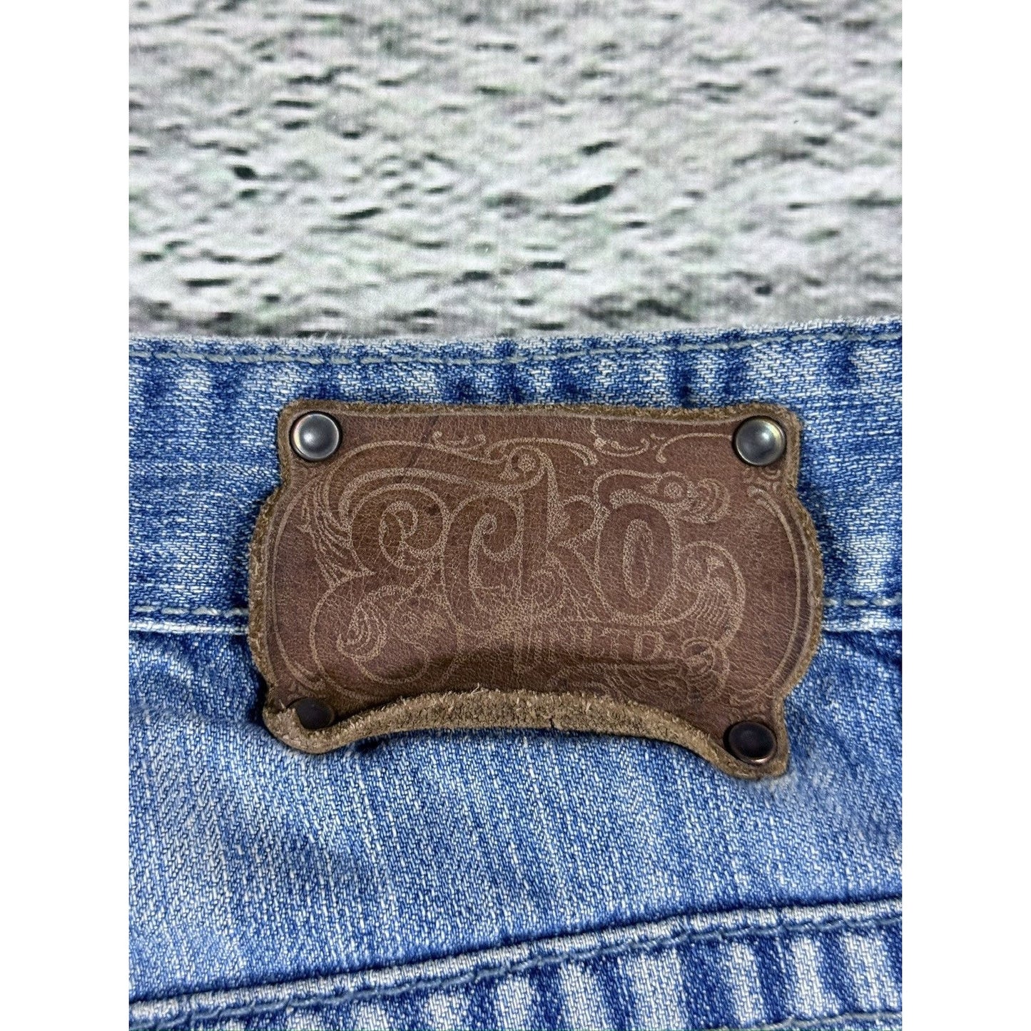 Ecko Untld. vintage jeans denim baggy pants Y2K print