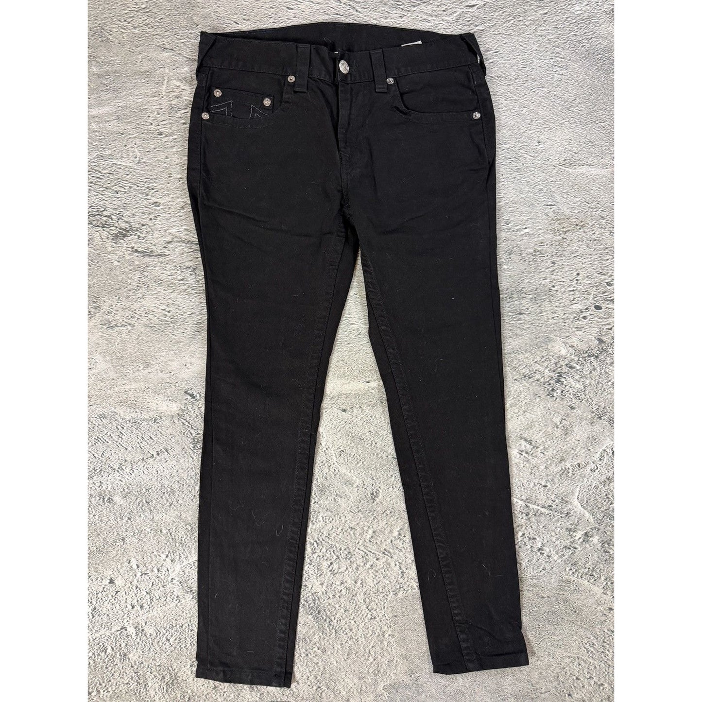 True Religion vintage jeans slim black Y2K
