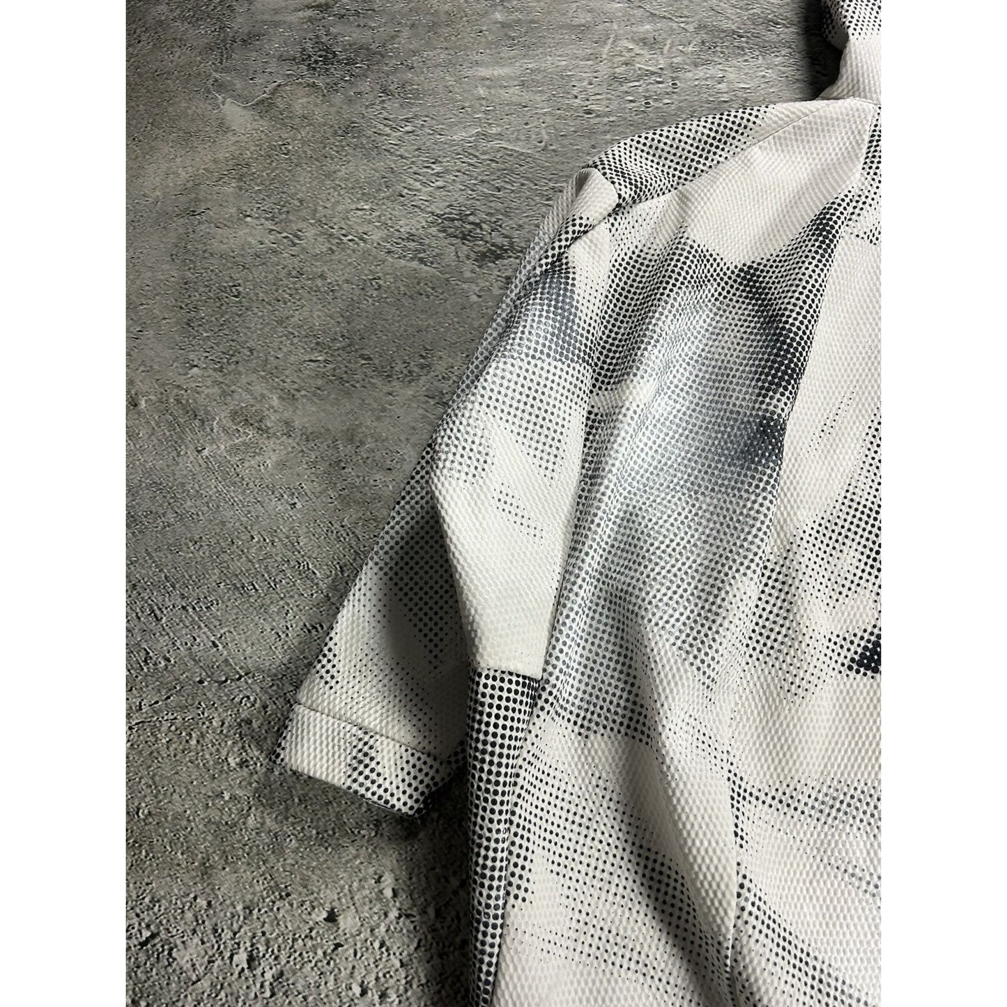 Rundholz Dip jacket hooded oversized black and white