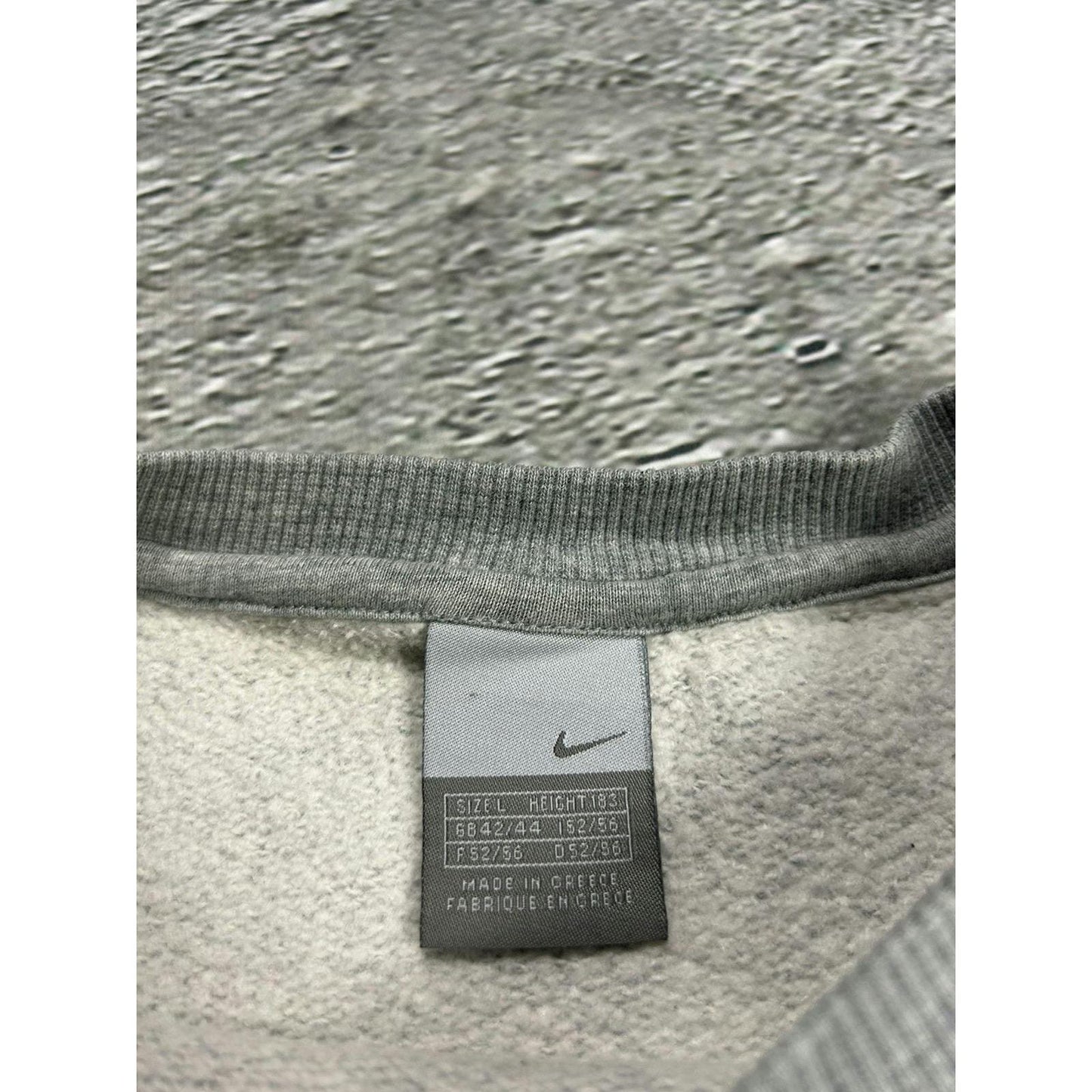 Nike vintage grey sweatshirt big swoosh 2000s