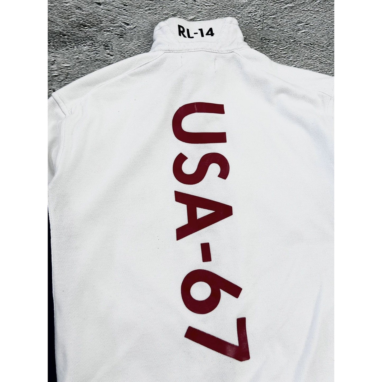 Chief Keef Polo Ralph Lauren zip sweatshirt white USA