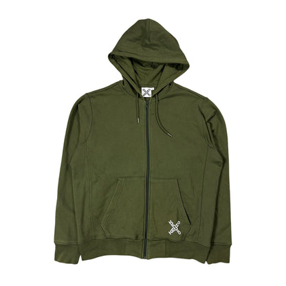 Kenzo zip hoodie khaki