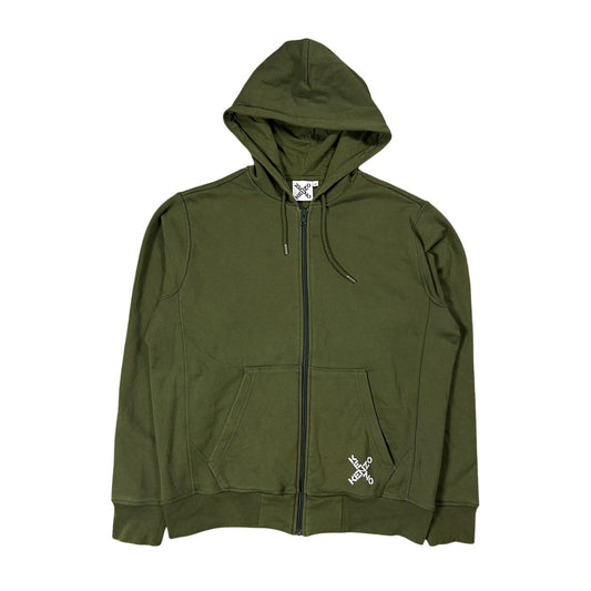 Kenzo zip hoodie khaki