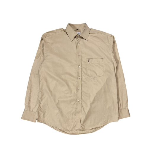 Yves Saint Laurent vintage beige shirt long sleeve