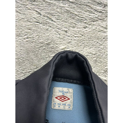 Man City Umbro vintage sweatshirt half zip track Manchester