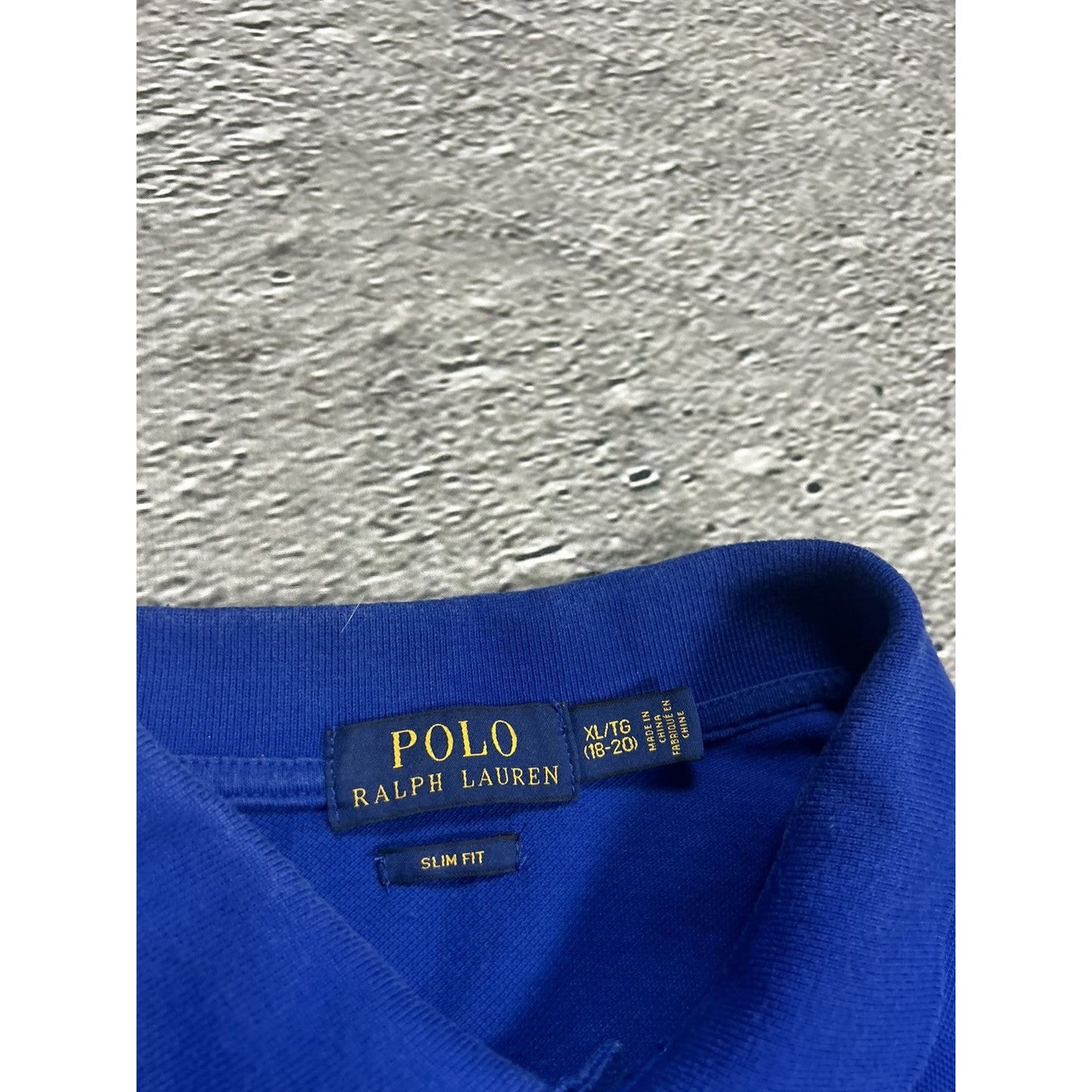 Chief Keef Polo Ralph Lauren vintage big pony blue white