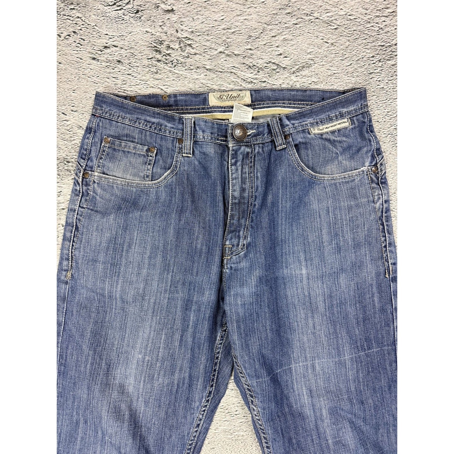 G-Unit Jeans vintage embroidery hip hop denim baggy