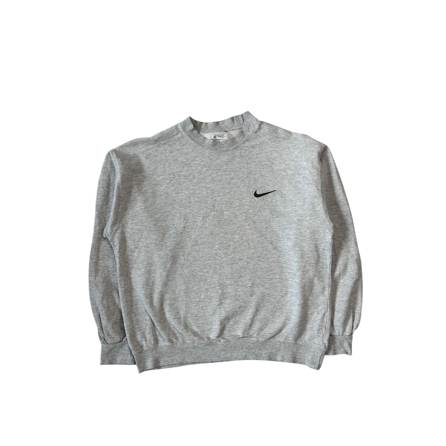 Nike vintage sweatshirt small swoosh crewneck grey 90s