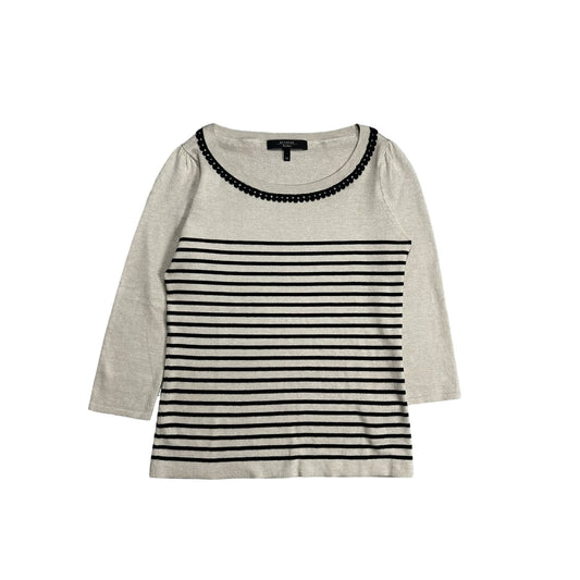 Weekend Max Mara sweater striped beige black