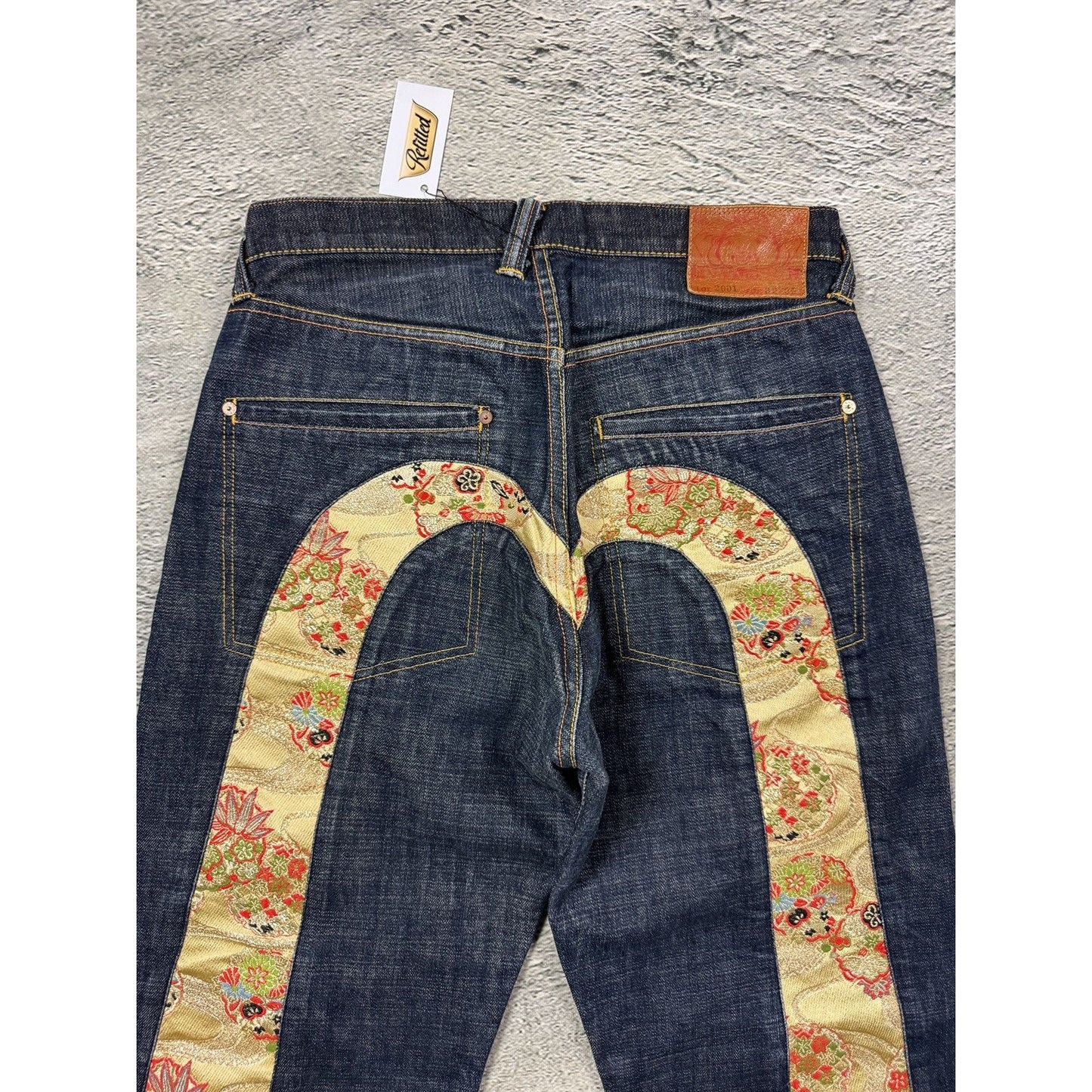 Evisu Japan Golden vintage selvedge daicock jeans big logo