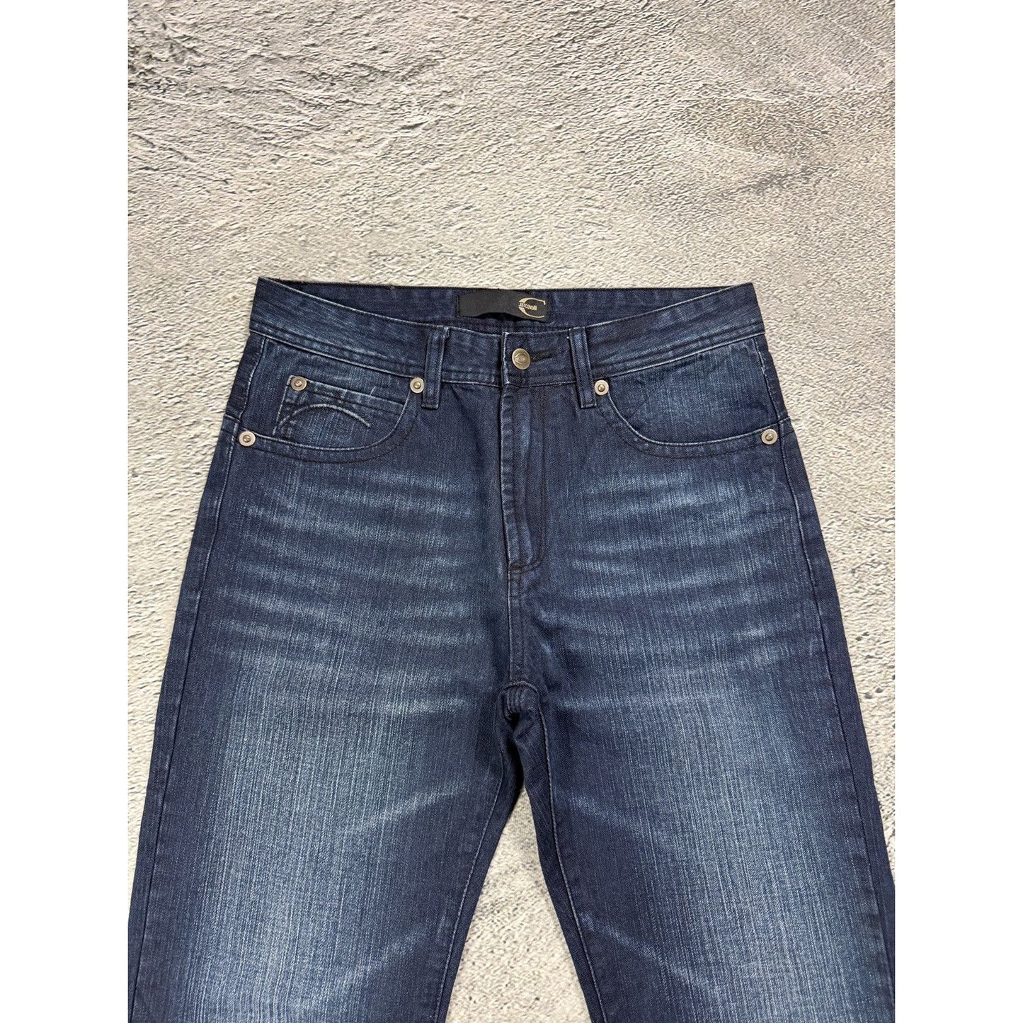 Just Cavalli Jeans Embroidery dark navy blue