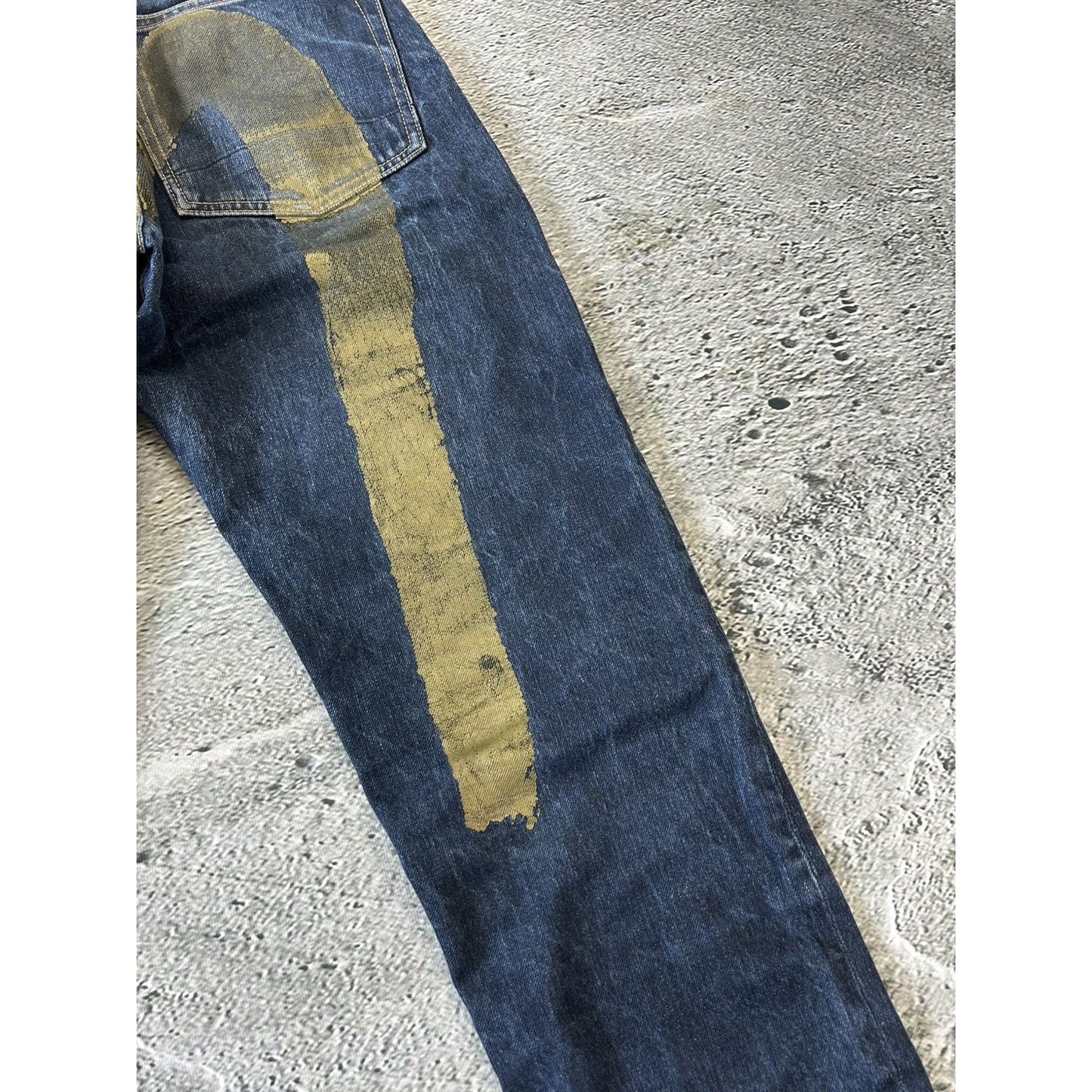 Evisu jeans daicock big logo gold selvedge denim Japan